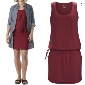 Arc'teryx Women Contenta Burgundy Dress, size L